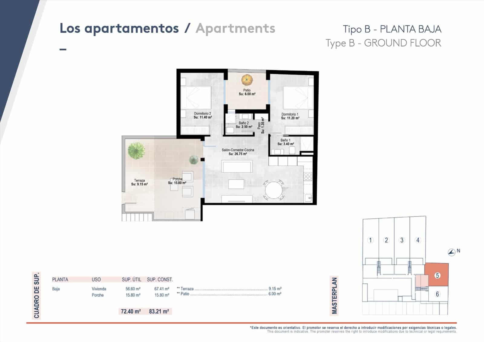 2 Zimmer Apartment zu verkaufen in Alicante / Alacant Stadt mit Pool - 229.900 € (Ref: 7594878)