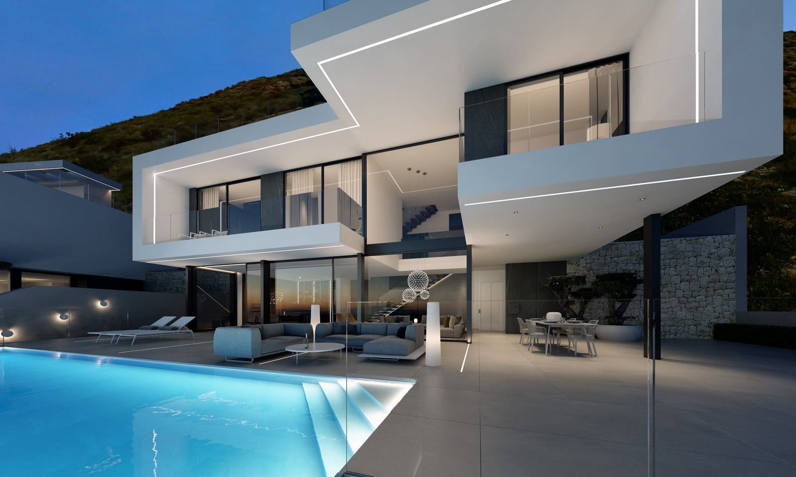 5 chambre Villa/Maison à vendre à Benidorm avec piscine - 2 450 000 € (Ref: 7664381)