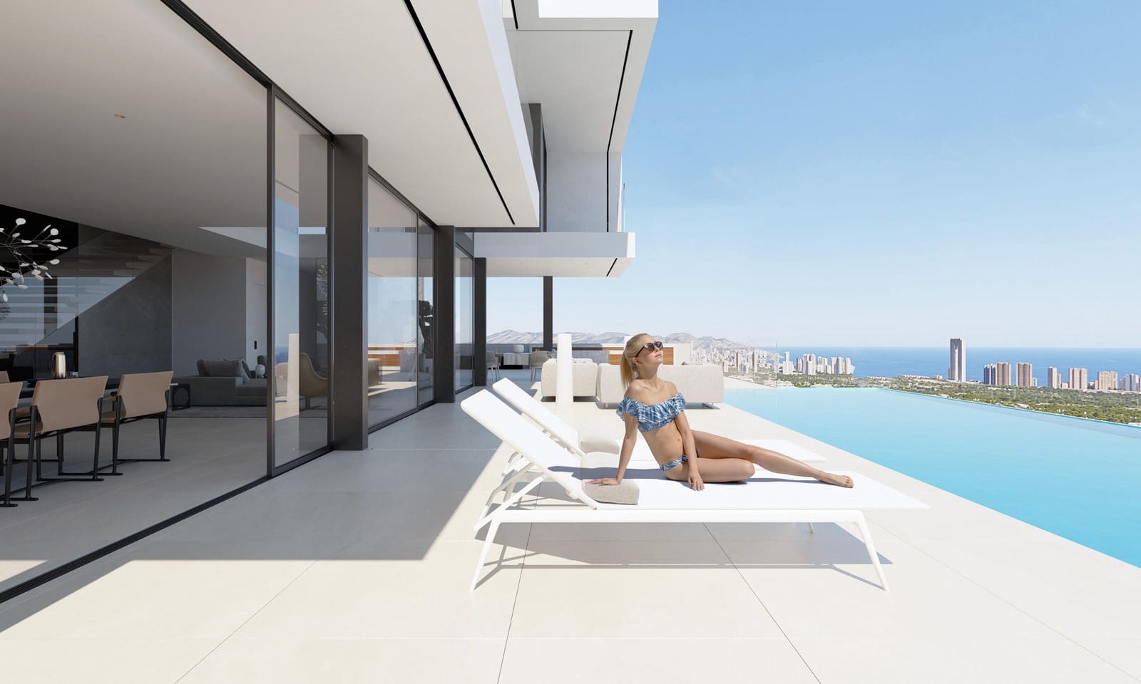 5 chambre Villa/Maison à vendre à Benidorm avec piscine - 2 450 000 € (Ref: 7664381)