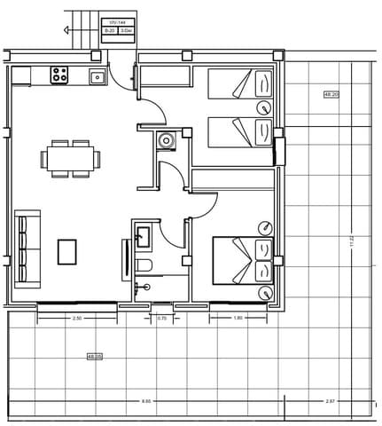 2 soveværelse Lejlighed til salg i Xeresa med swimmingpool - € 271.000 (Ref: 8166511)