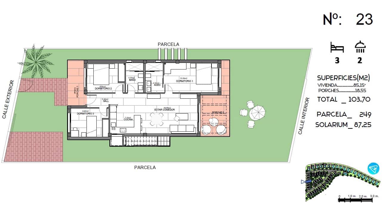 3 Zimmer Villa zu verkaufen in Algorfa mit Pool - 445.000 € (Ref: 8451411)