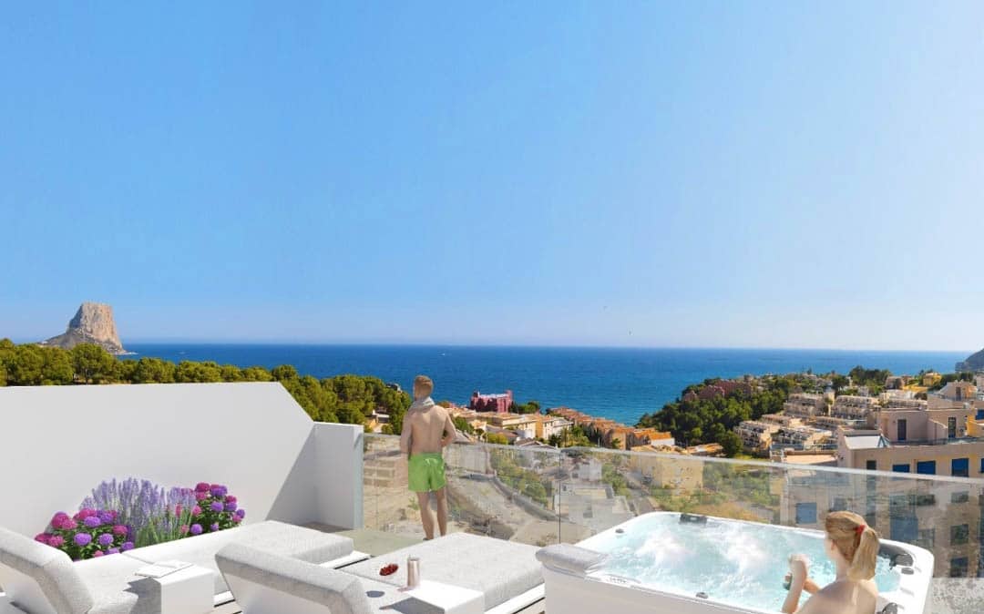 3 Zimmer Apartment zu verkaufen in Calpe / Calp mit Pool - 415.000 € (Ref: 8497762)