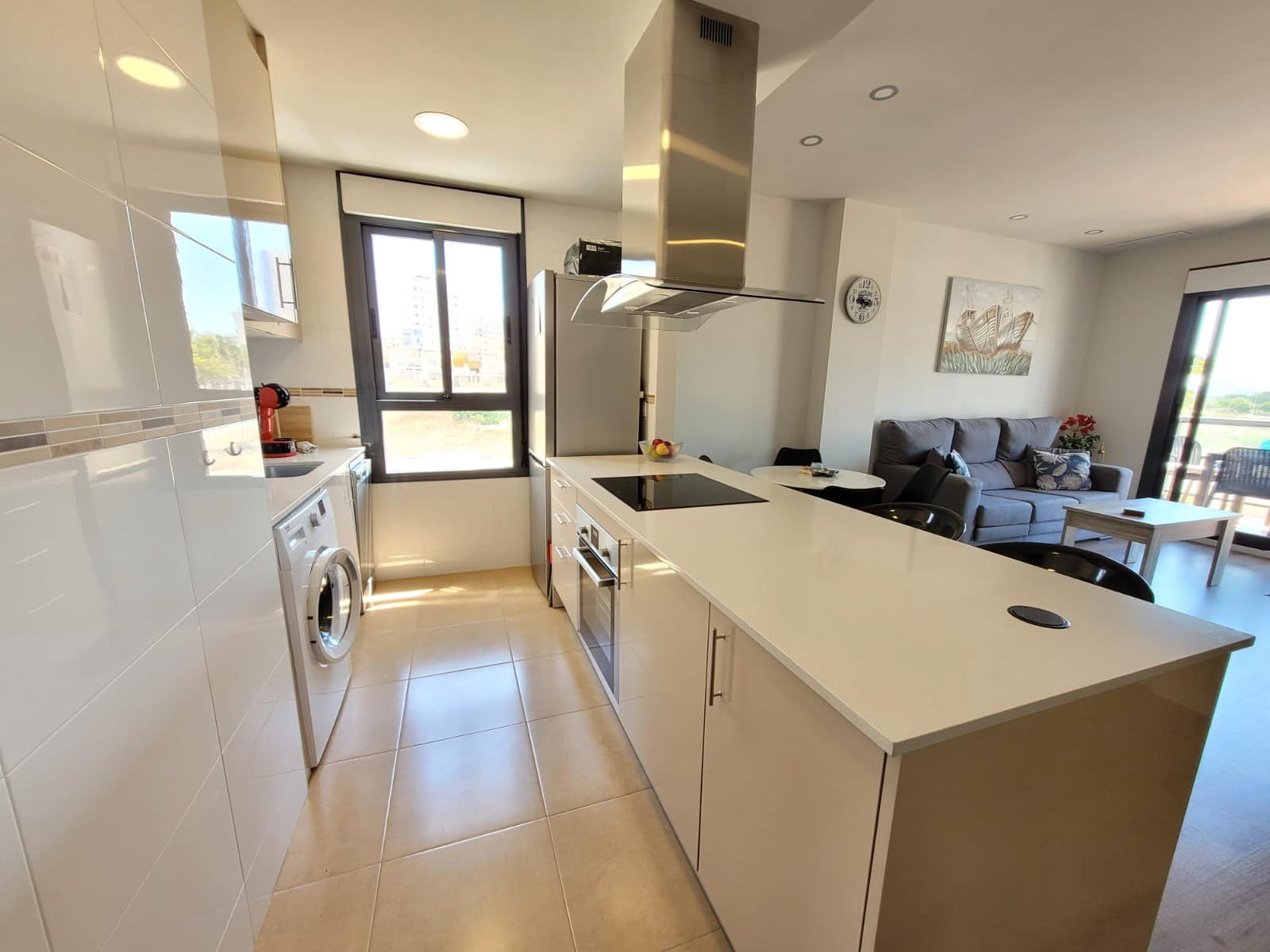 Appartement de 2 chambres de location de vacances à Guardamar del Segura avec piscine garage - 399 € (Ref: 8543164)