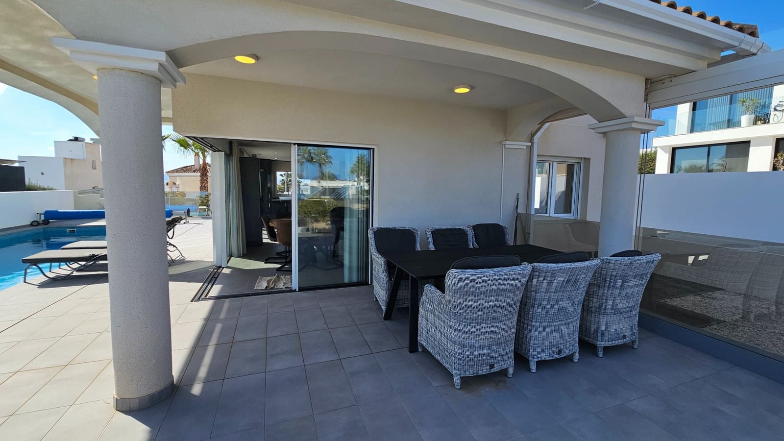 3 camera da letto Villa da affitare come casa vacanza in La Marina con piscina garage - 1.050 € (Rif: 8549793)