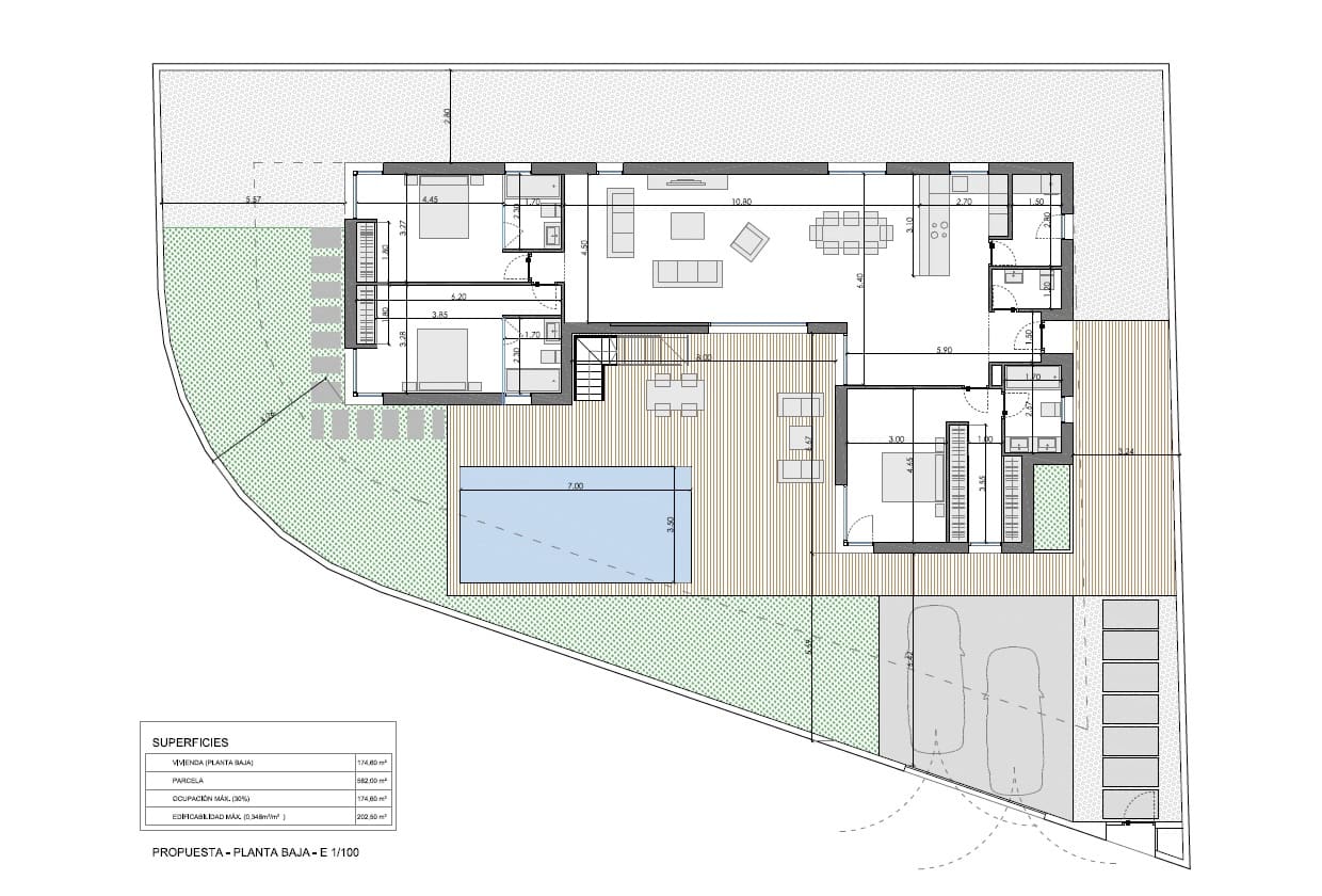 3 Zimmer Villa zu verkaufen in La Marina mit Pool - 677.000 € (Ref: 8640558)