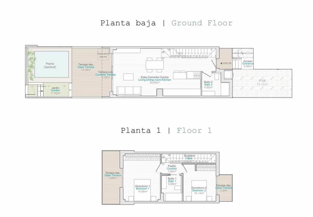 2 soveværelse Byhus til salg i Denia med swimmingpool - € 348.000 (Ref: 8660874)