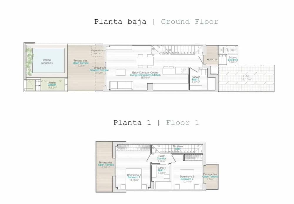 3 soveværelse Byhus til salg i Denia med swimmingpool - € 434.000 (Ref: 8661401)