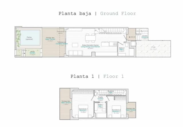 3 makuuhuone Omakotitalo myytävänä paikassa Dénia mukana uima-altaan - 434 000 € (Ref: 8661401)