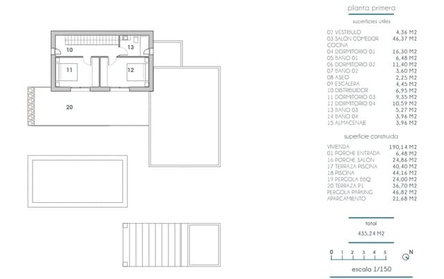 Chalet de 4 habitaciones en Moraira, Teulada-Moraira en venta con piscina - 1.449.000 € (Ref: 8777014)