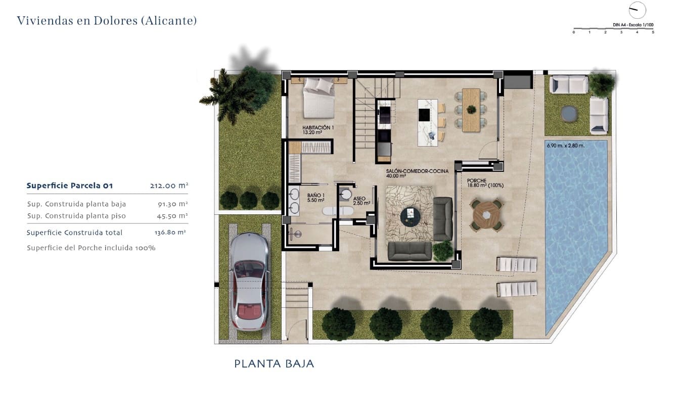 3 quarto Moradia para venda em Dolores com piscina - 459 000 € (Ref: 8839739)