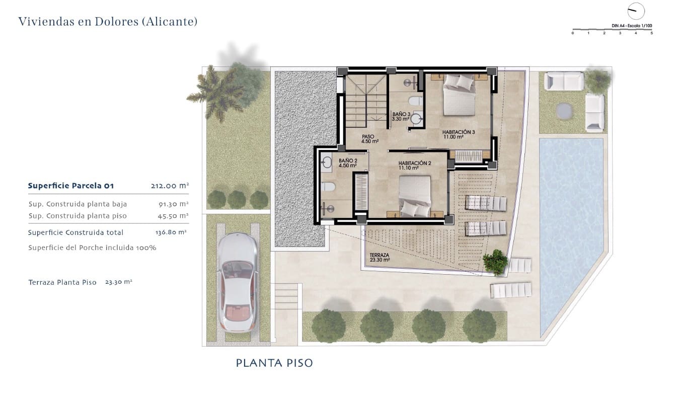3 quarto Moradia para venda em Dolores com piscina - 459 000 € (Ref: 8839739)