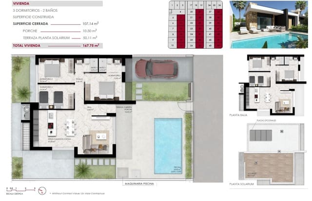 3 chambre Villa/Maison à vendre à Ciudad Quesada, Rojales avec piscine - 496 000 € (Ref: 8942700)