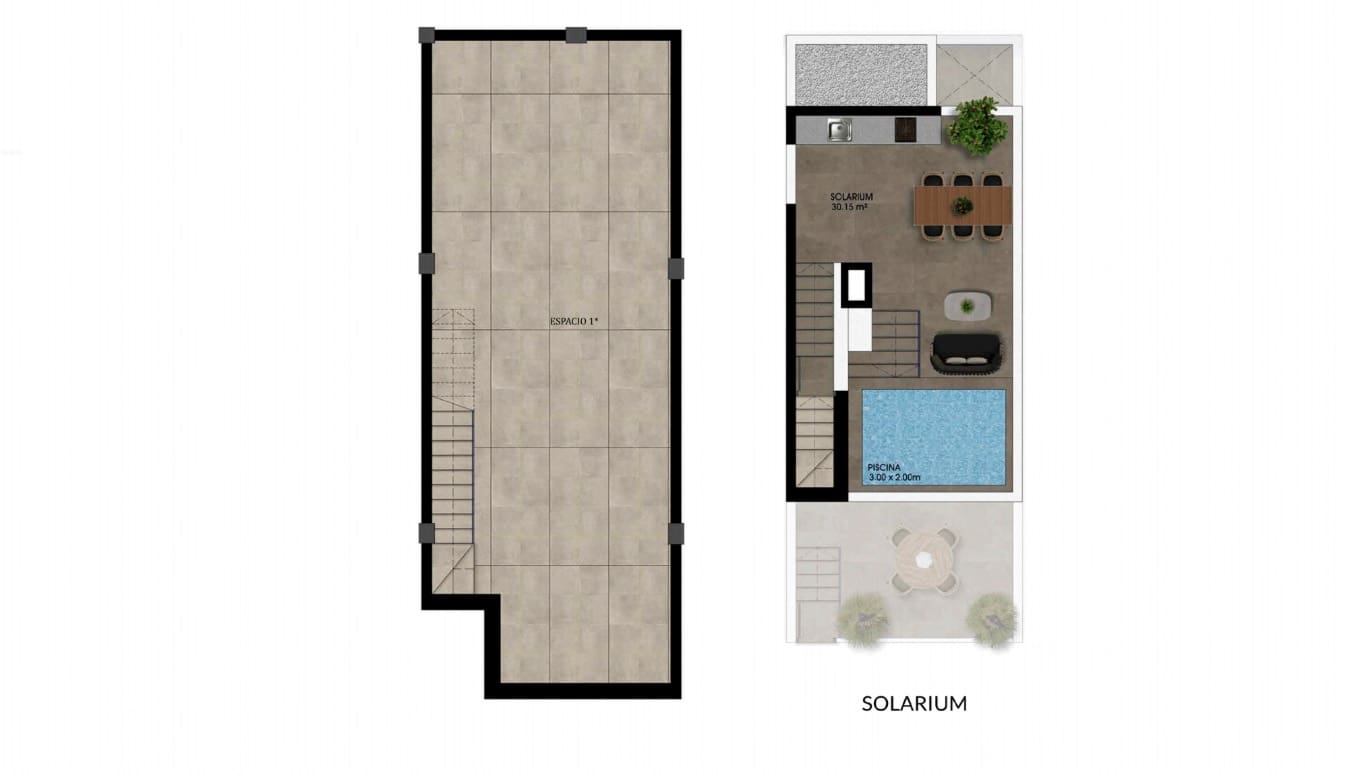 2 soveværelse Semi-Rækkehus til salg i Dolores med swimmingpool - € 259.000 (Ref: 8947064)