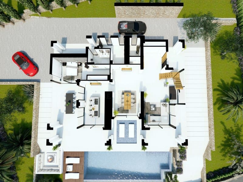 4 soveværelse Villa til salg i Benissa med swimmingpool - € 2.260.000 (Ref: 8977863)