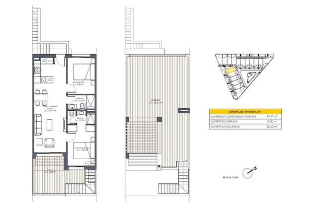 2 bedroom Apartment for sale in San Fulgencio with pool - € 227,900 (Ref: 9013494)