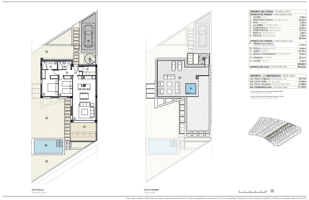 2 slaapkamer Villa te koop in Polop met zwembad - € 535.000 (Ref: 9016165)