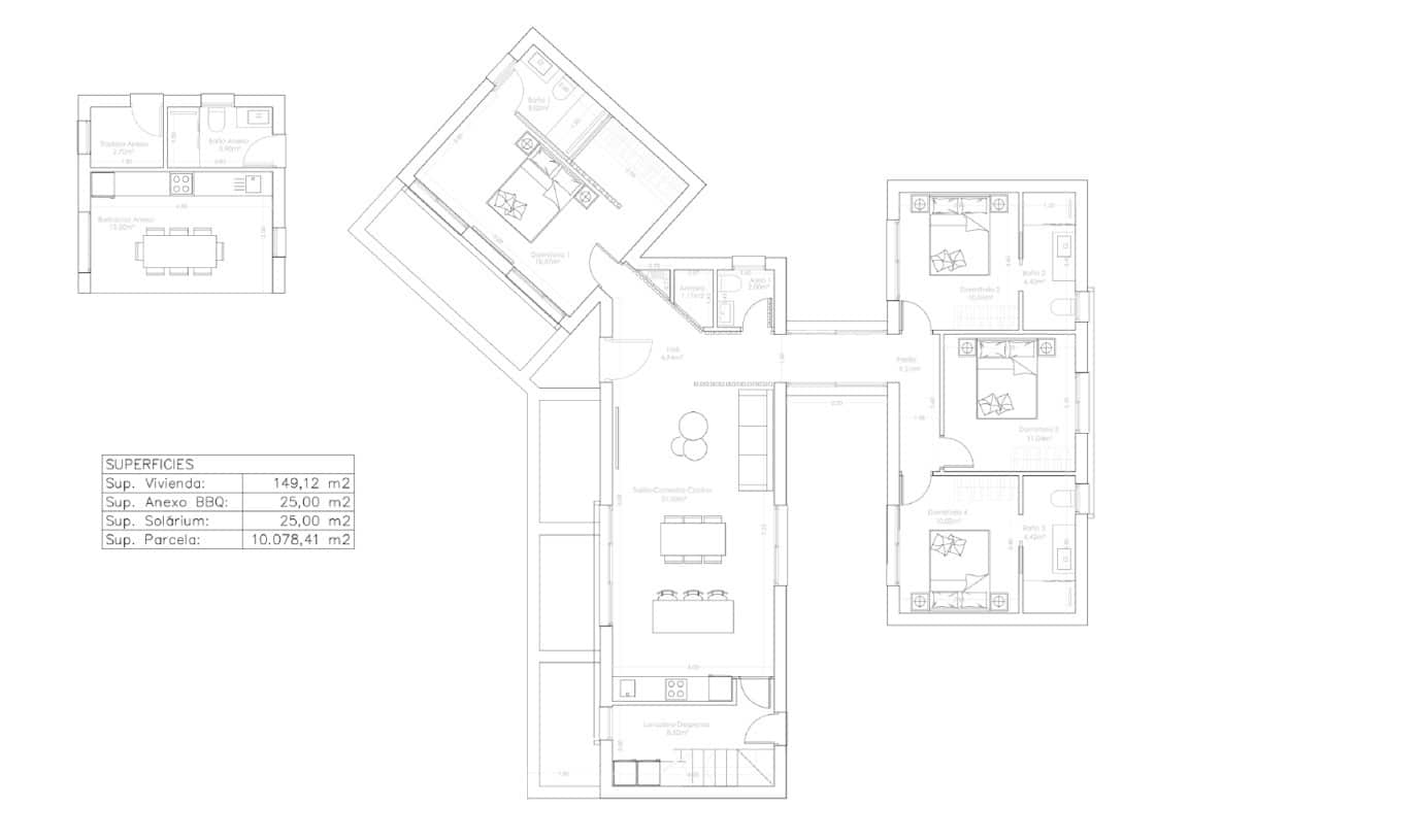 4 Zimmer Villa zu verkaufen in Algorfa mit Pool - 995.000 € (Ref: 9037680)