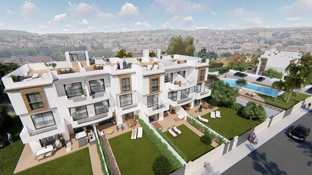 2 makuuhuone Kattohuoneisto myytävänä paikassa Denia mukana uima-altaan - 333 000 € (Ref: 9038242)