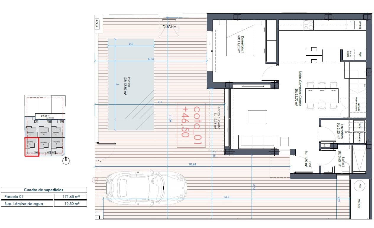 3 Zimmer Villa zu verkaufen in Benijofar mit Pool - 449.000 € (Ref: 9127815)