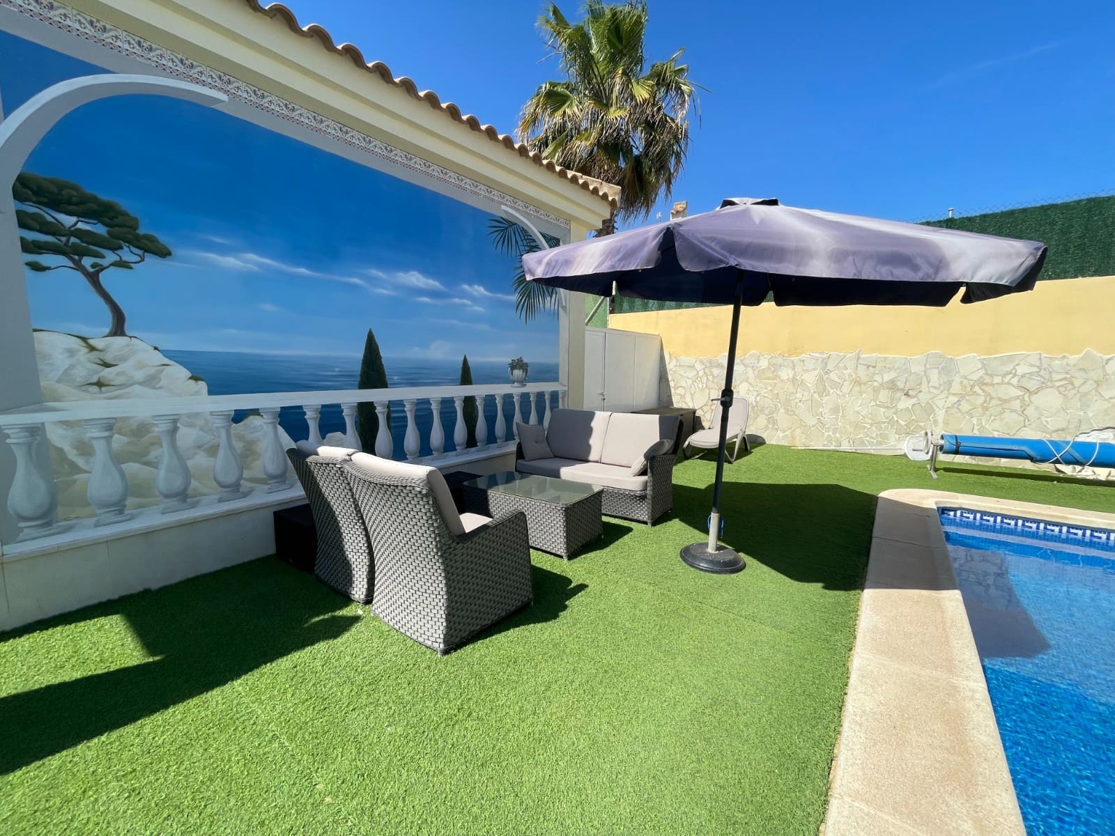 3 makuuhuone Huvila lomavuokrausta paikassa La Marina mukana uima-altaan - 1 155 € (Ref: 9148658)