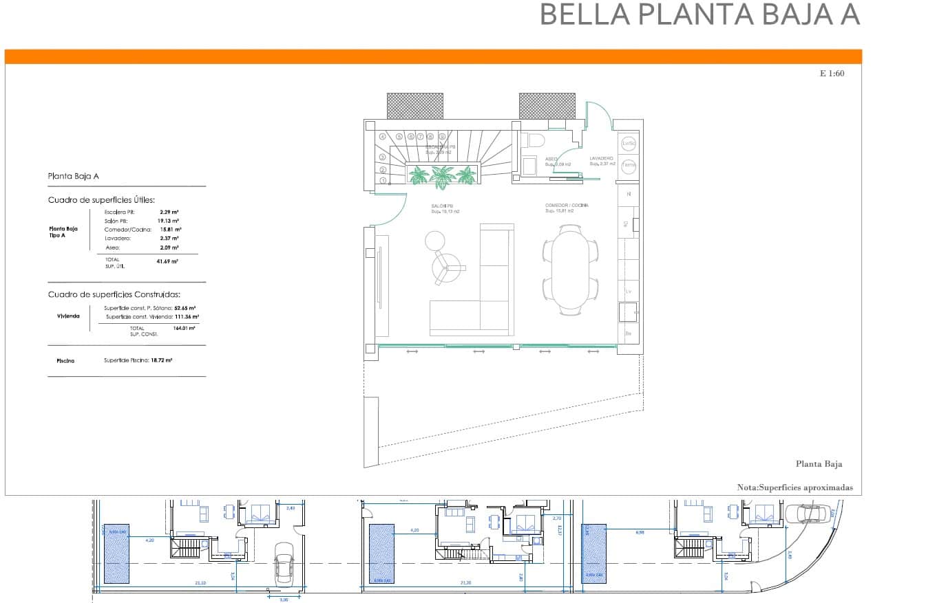 2 Zimmer Villa zu verkaufen in Santa Pola mit Pool - 566.264 € (Ref: 9153609)