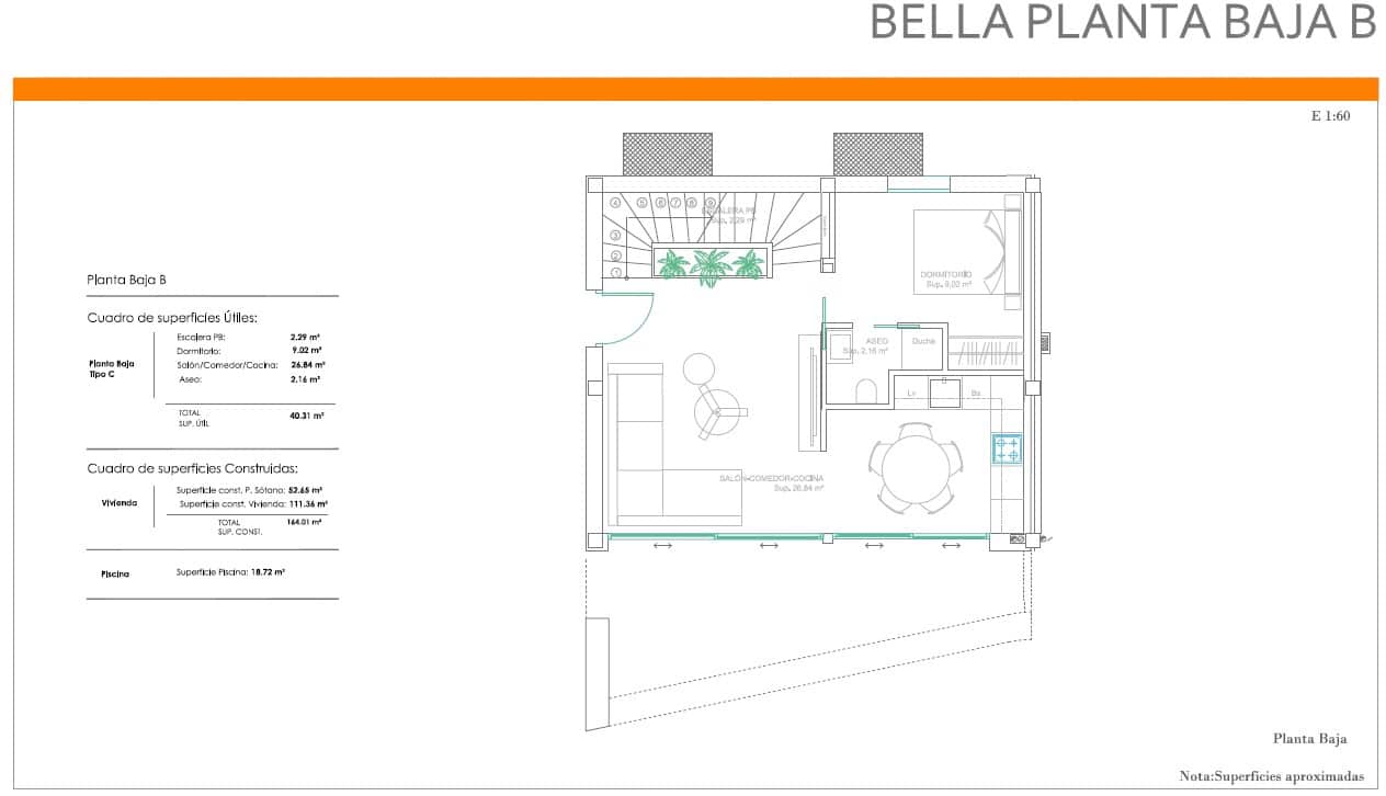 3 quarto Moradia para venda em Santa Pola com piscina - 566 264 € (Ref: 9153610)