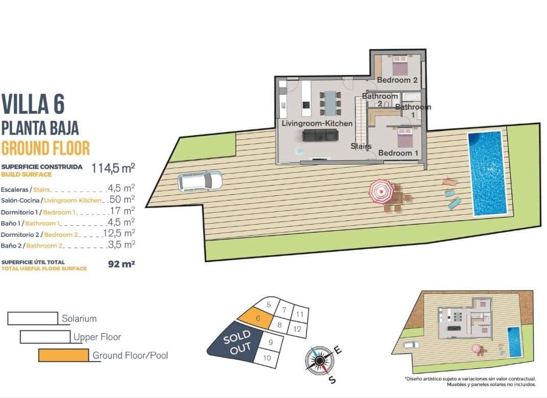 4 sovrum Villa till salu i Finestrat - 750 000 € (Ref: 9445813)