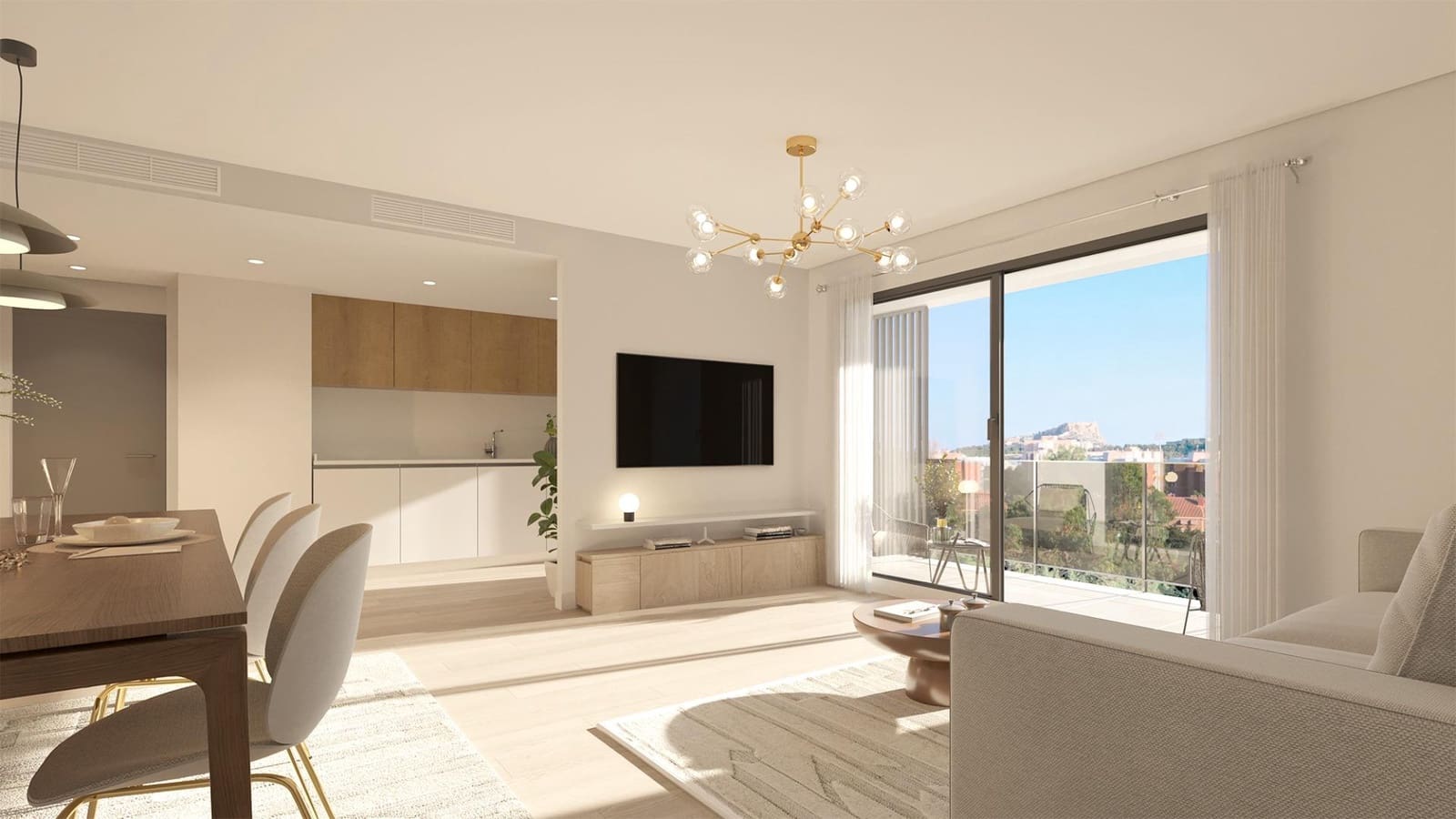 3 chambre Penthouse à vendre à Alicante ville - 399 500 € (Ref: 9527574)