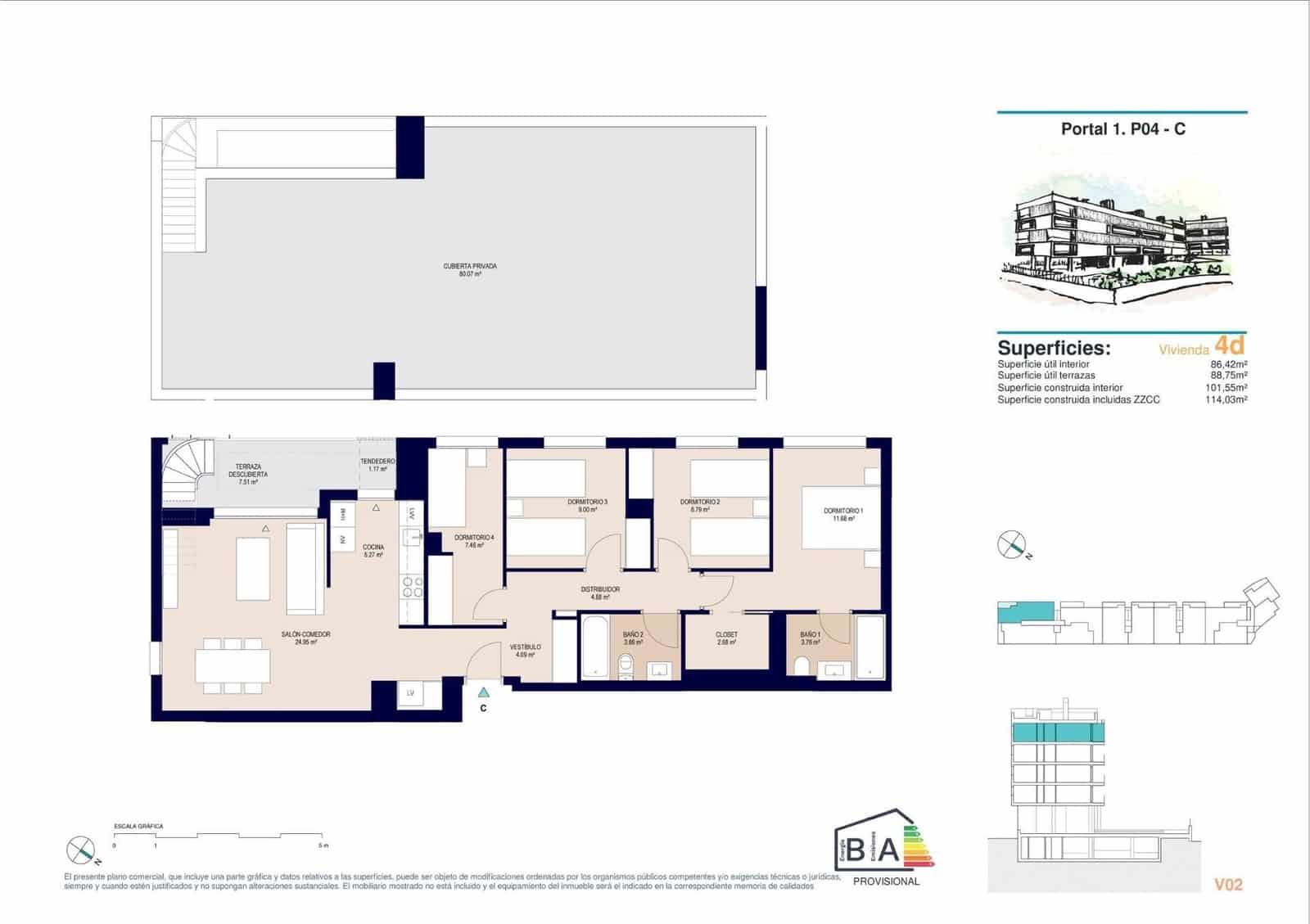 Ático de 4 habitaciones en Alicante / Alacant ciudad en venta - 456.500 € (Ref: 9527576)
