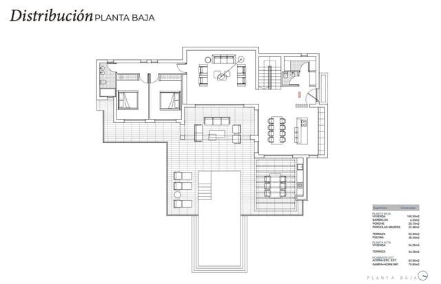 Chalet de 3 habitaciones en Benissa en venta con piscina - 1.750.000 € (Ref: 9826391)