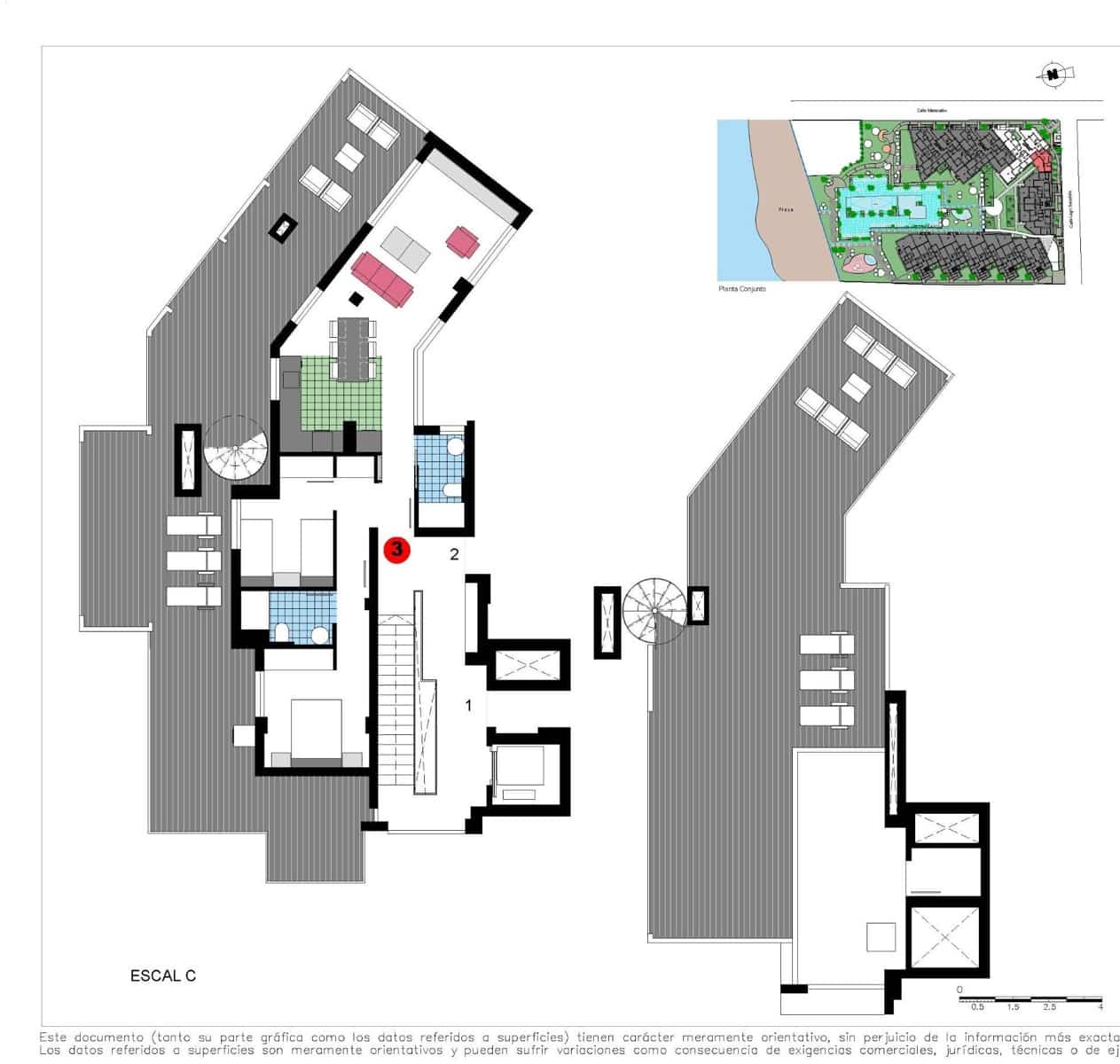 2 bedroom Penthouse for sale in Denia with pool - € 499,000 (Ref: 9851164)
