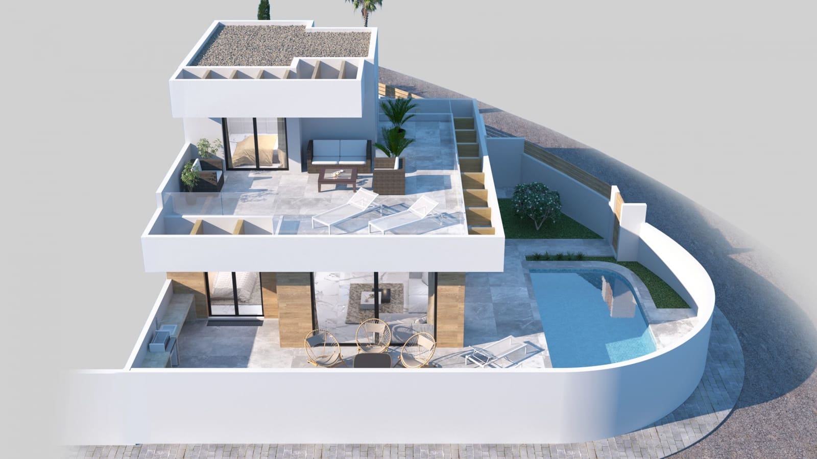 3 soveværelse Villa til salg i Rojales - € 468.000 (Ref: 9874399)
