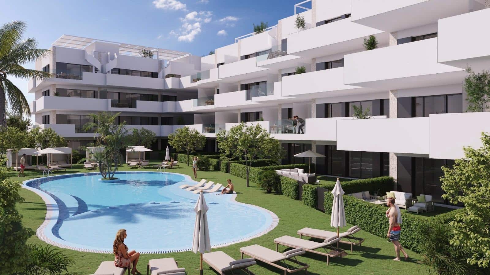 2 makuuhuone Kattohuoneisto myytävänä paikassa La Nucia mukana uima-altaan - 469 500 € (Ref: 9930455)