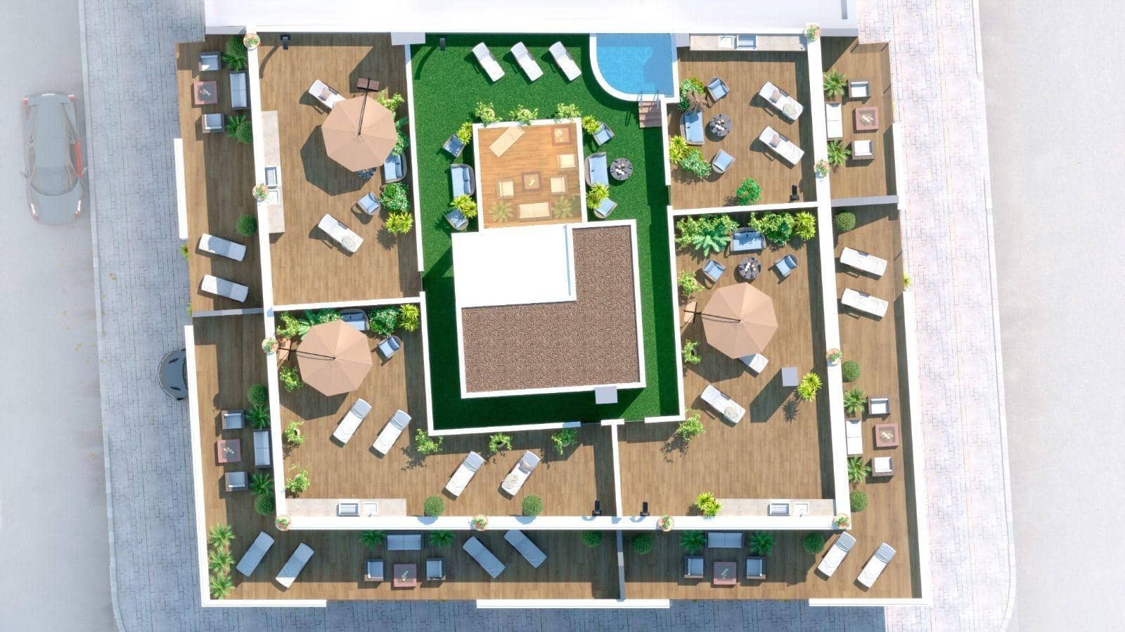 2 makuuhuone Kattohuoneisto myytävänä paikassa Torrevieja mukana uima-altaan - 349 000 € (Ref: 9947379)