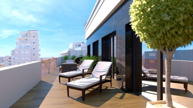 2 soveværelse Penthouse til salg i Parque de las Naciones, Torrevieja med swimmingpool - € 349.000 (Ref: 9947379)