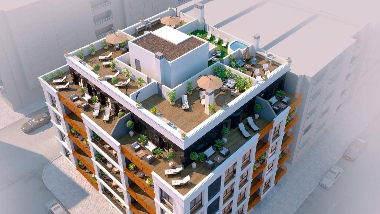 2 makuuhuone Kattohuoneisto myytävänä paikassa Torrevieja mukana uima-altaan - 349 000 € (Ref: 9947379)
