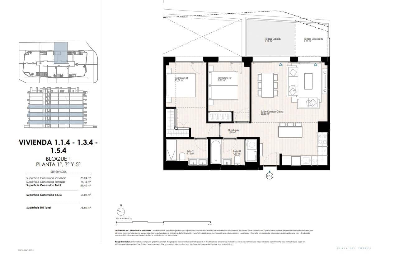 2 slaapkamer Appartement te koop in La Villajoyosa / Vila Joiosa met zwembad - € 429.500 (Ref: 9947382)