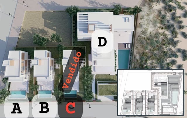 4 makuuhuone Huvila myytävänä paikassa Oliva mukana uima-altaan - 950 000 € (Ref: 6782619)