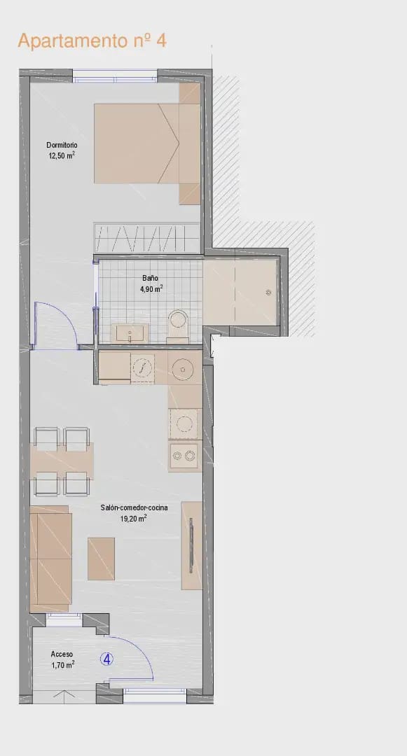 1 soveværelse Lejlighed til salg i Murcia by - € 115.500 (Ref: 9922775)