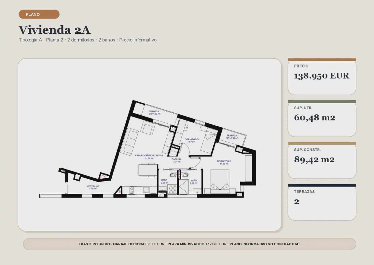 2 chambre Appartement à vendre à Javali Nuevo - 138 950 € (Ref: 9939151)