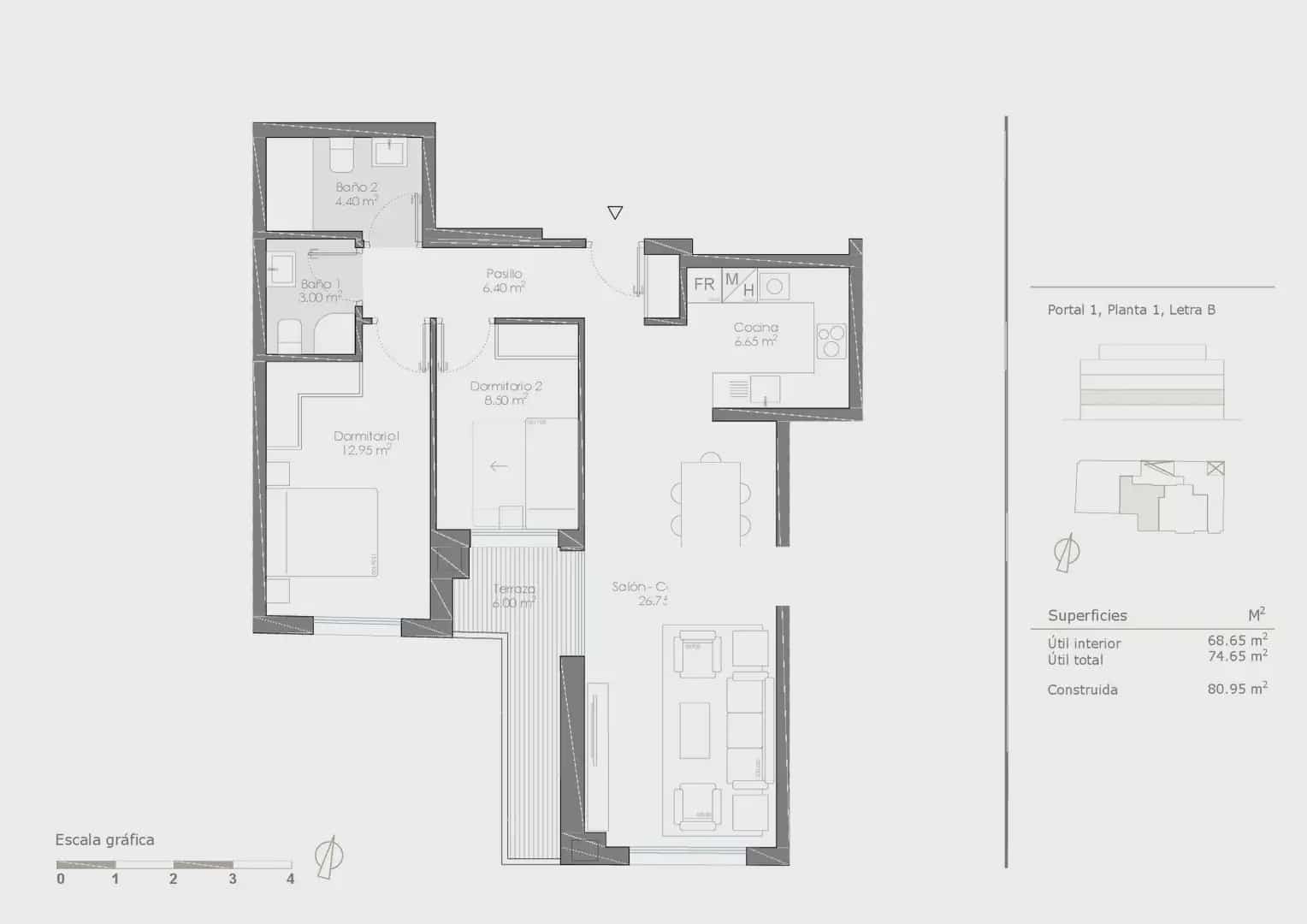 2 bedroom Apartment for sale in Murcia city - € 204,300 (Ref: 9939152)