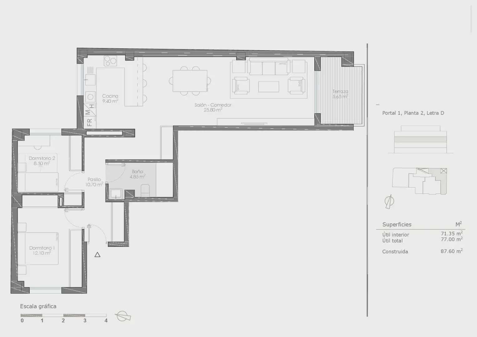 2 quarto Apartamento para venda em Murcia cidade com garagem - 219 100 € (Ref: 9940749)