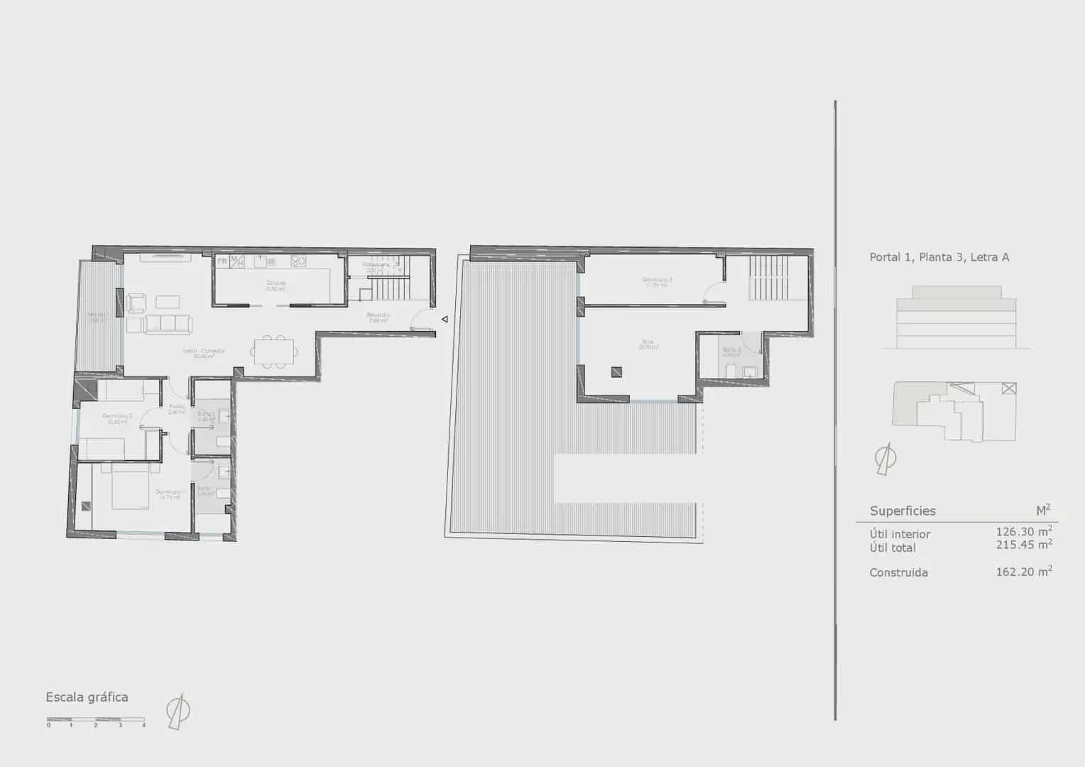 3 chambre Penthouse à vendre à Murcie ville avec garage - 425 900 € (Ref: 9940750)