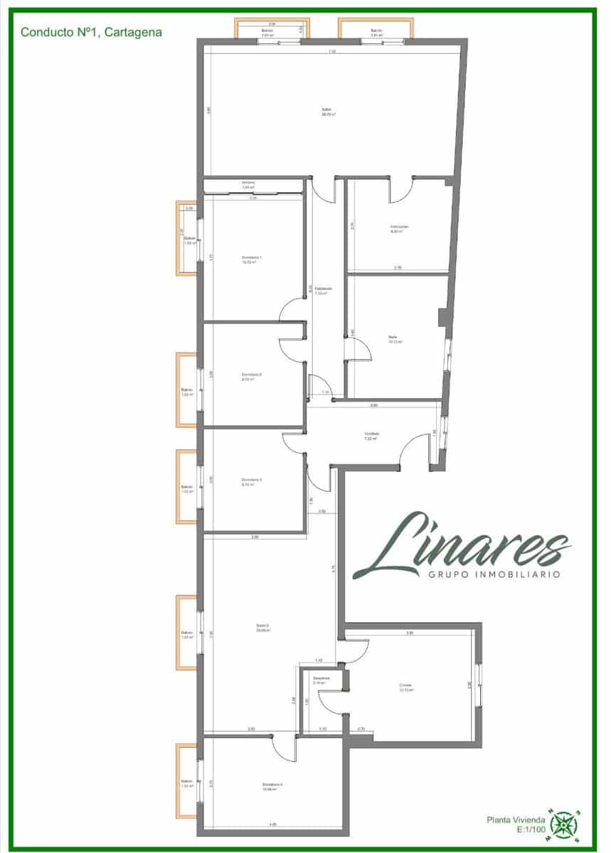 4 soverom Leilighet til salgs i Cartagena - € 349 000 (Ref: 10030711)
