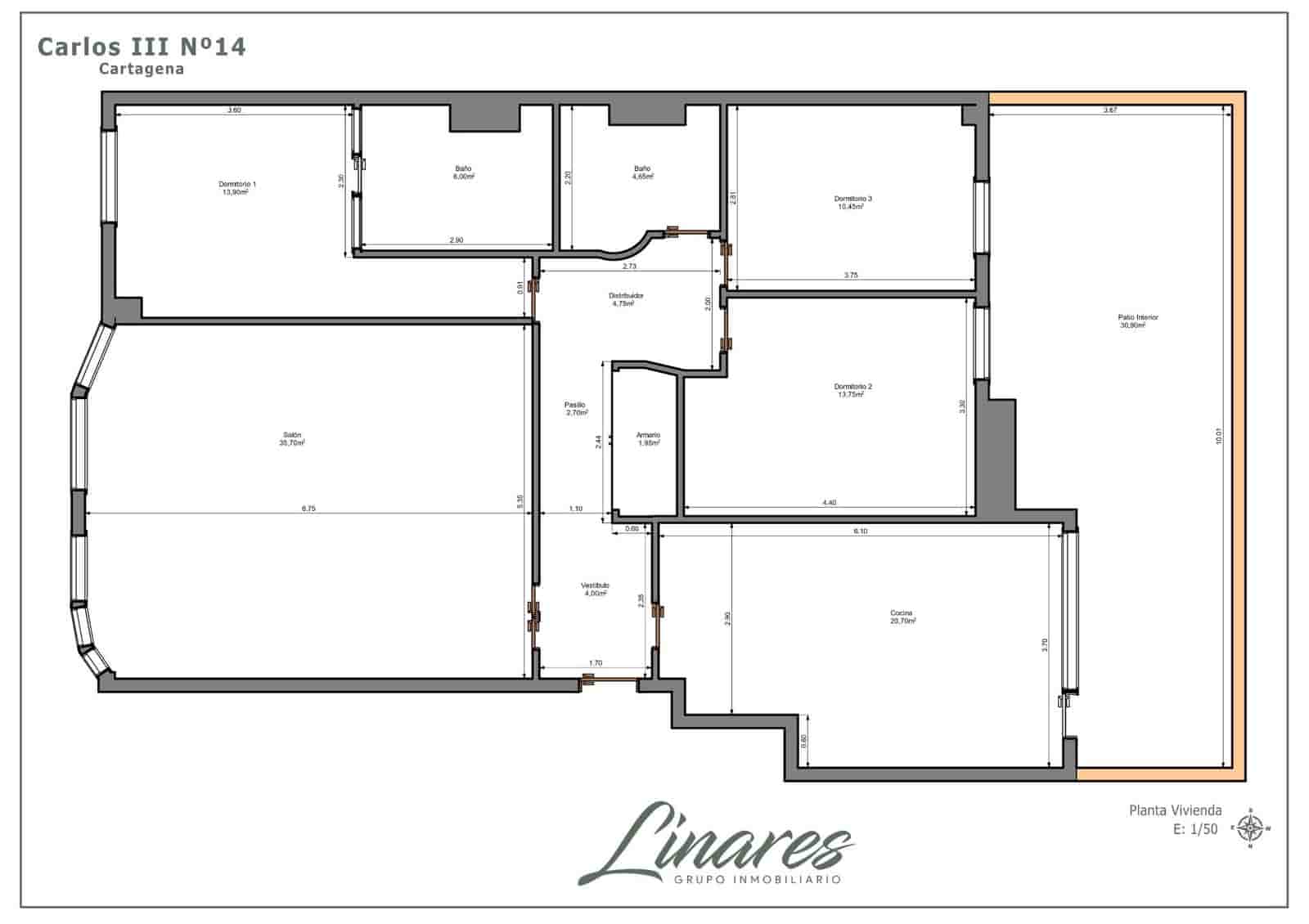 3 soverom Leilighet til salgs i Cartagena - € 370 000 (Ref: 9527869)