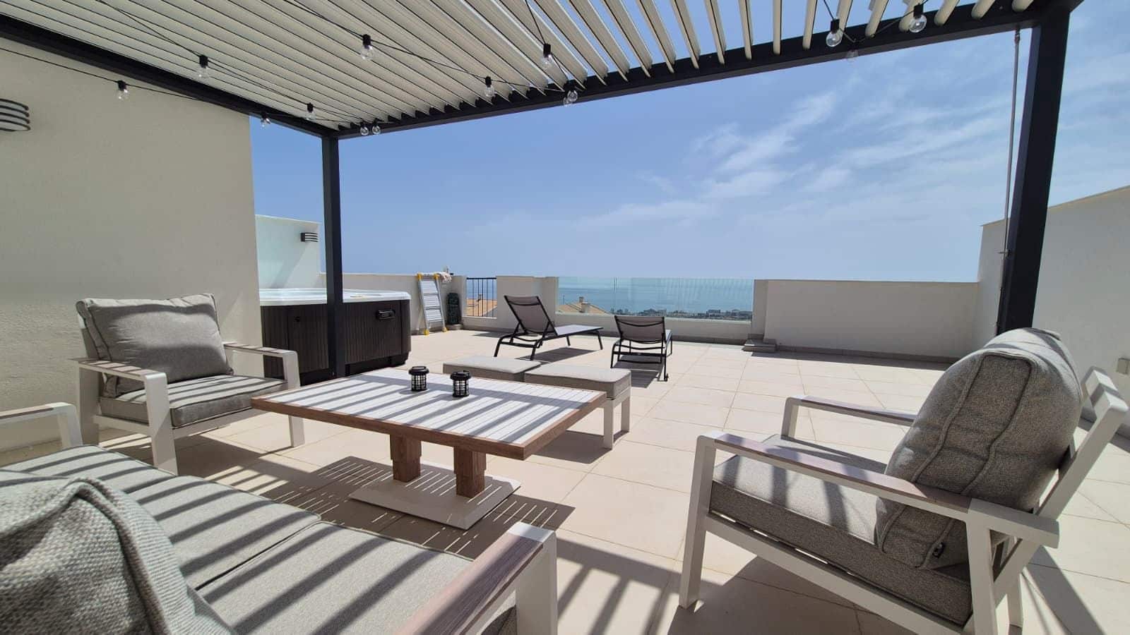 3 bedroom Penthouse for rent in Benalmadena with pool garage - € 3,400 (Ref: 10064620)