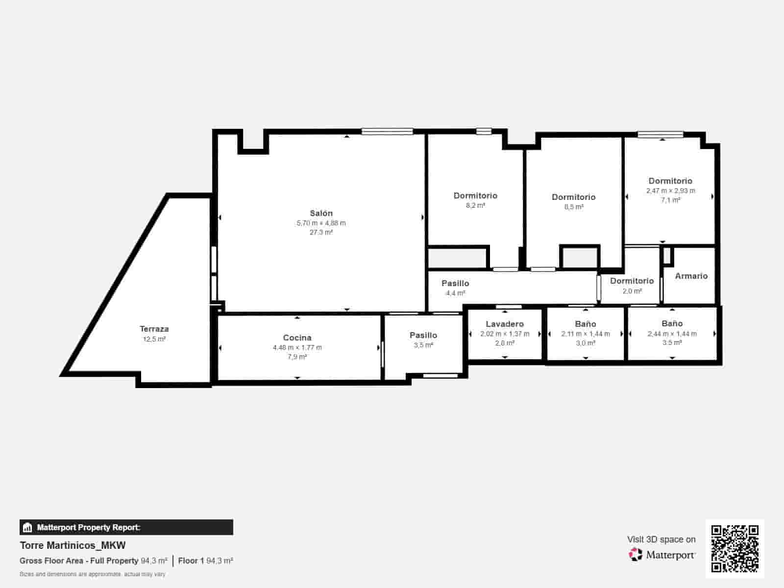 3 soverom Leilighet til salgs i Malaga by med svømmebasseng garasje - € 497 000 (Ref: 10086424)