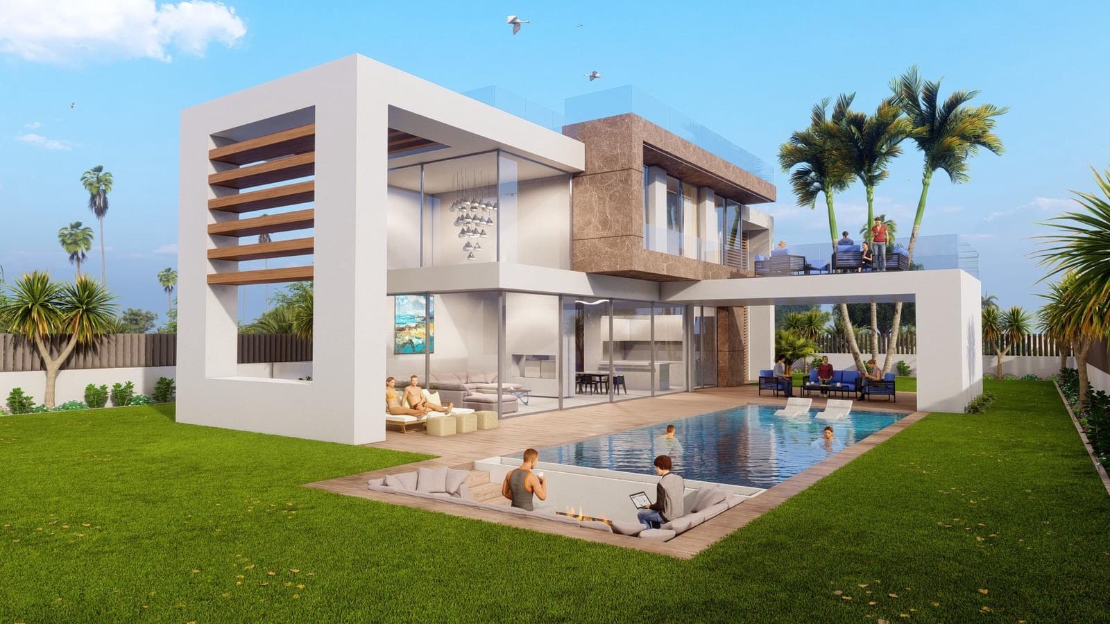 4 sypialnia Willa na sprzedaż w Estepona z basenem - 1 750 000 € (Ref: 8322987)