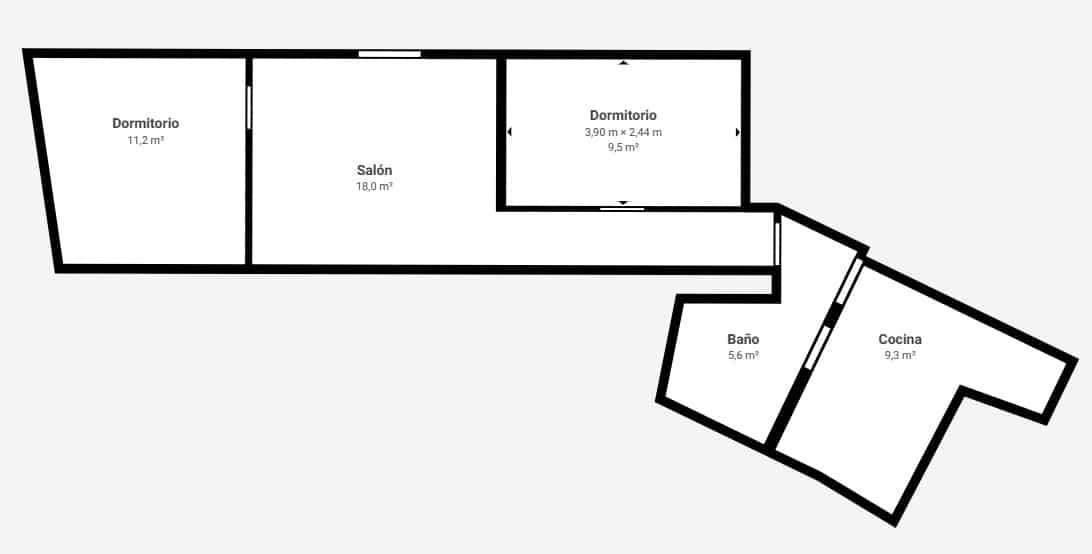 2 soveværelse Rækkehus til salg i Vinuela - € 135.000 (Ref: 9001299)