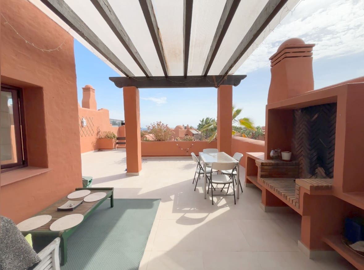 3 soveværelse Penthouse til leje i Marbella med swimmingpool - € 4.500 (Ref: 9252286)